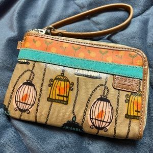 Fossil Key-Per Wristlet